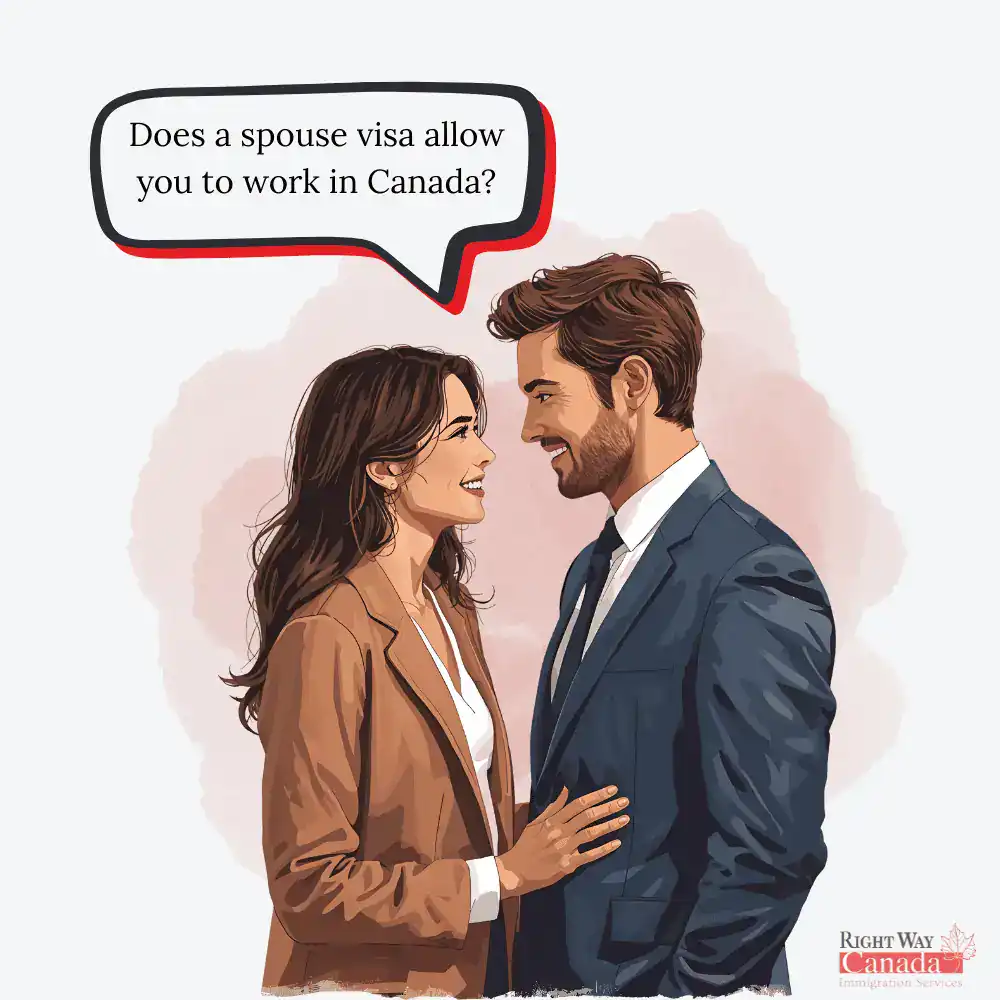Does a spouse visa allow you to work in Canada?