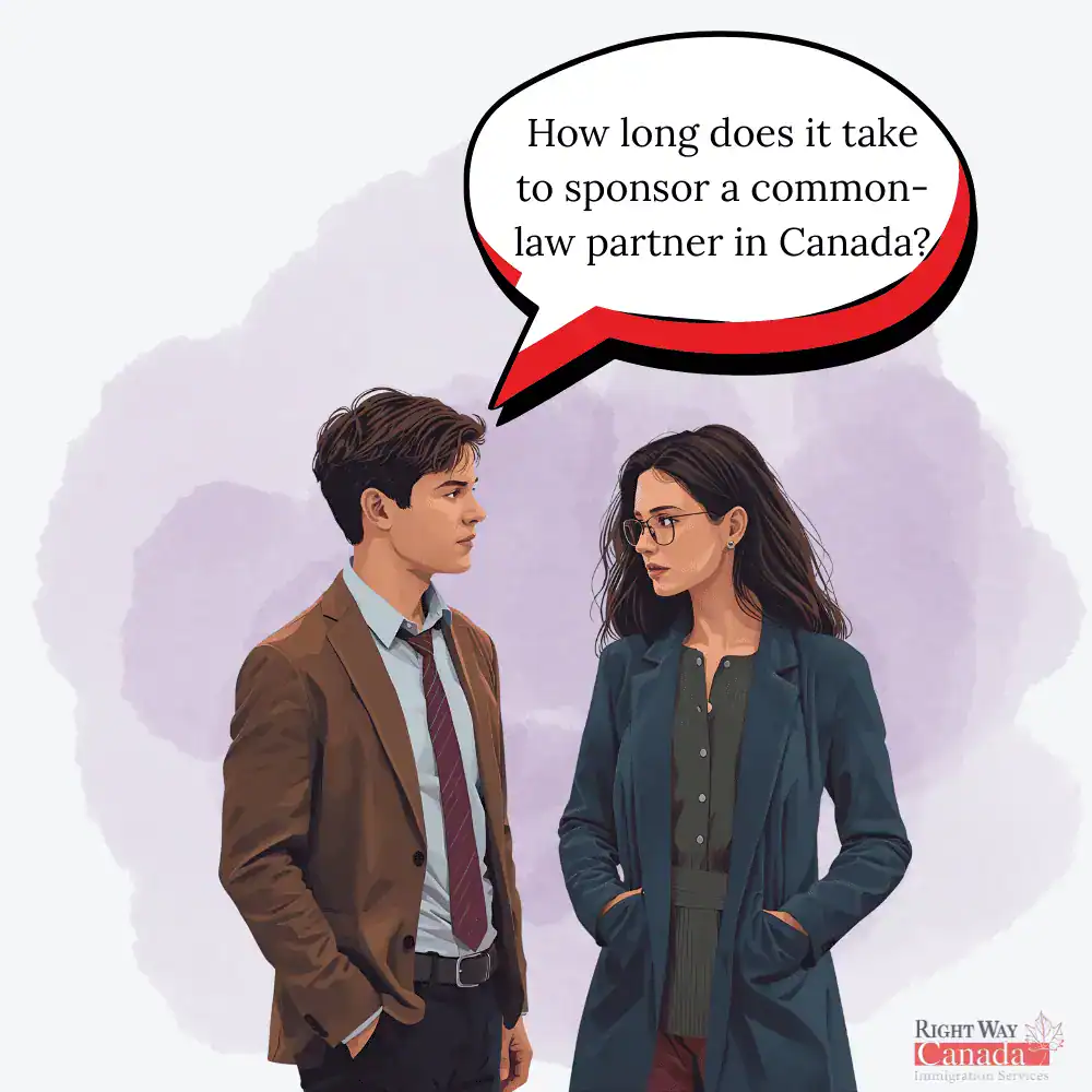 How long it takes to sponsor a common-law partner in Canada?