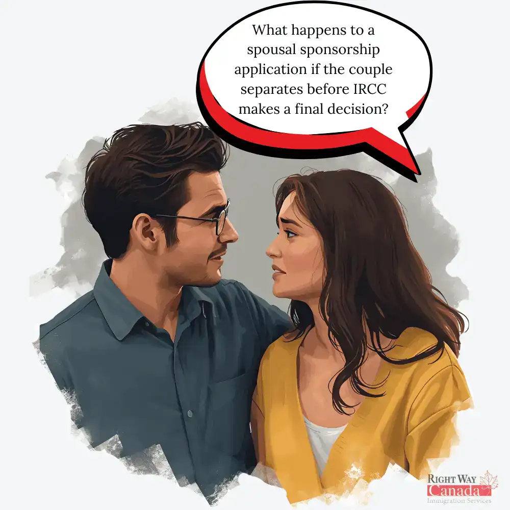 What Happens if a Couple Separates During Sponsorship?