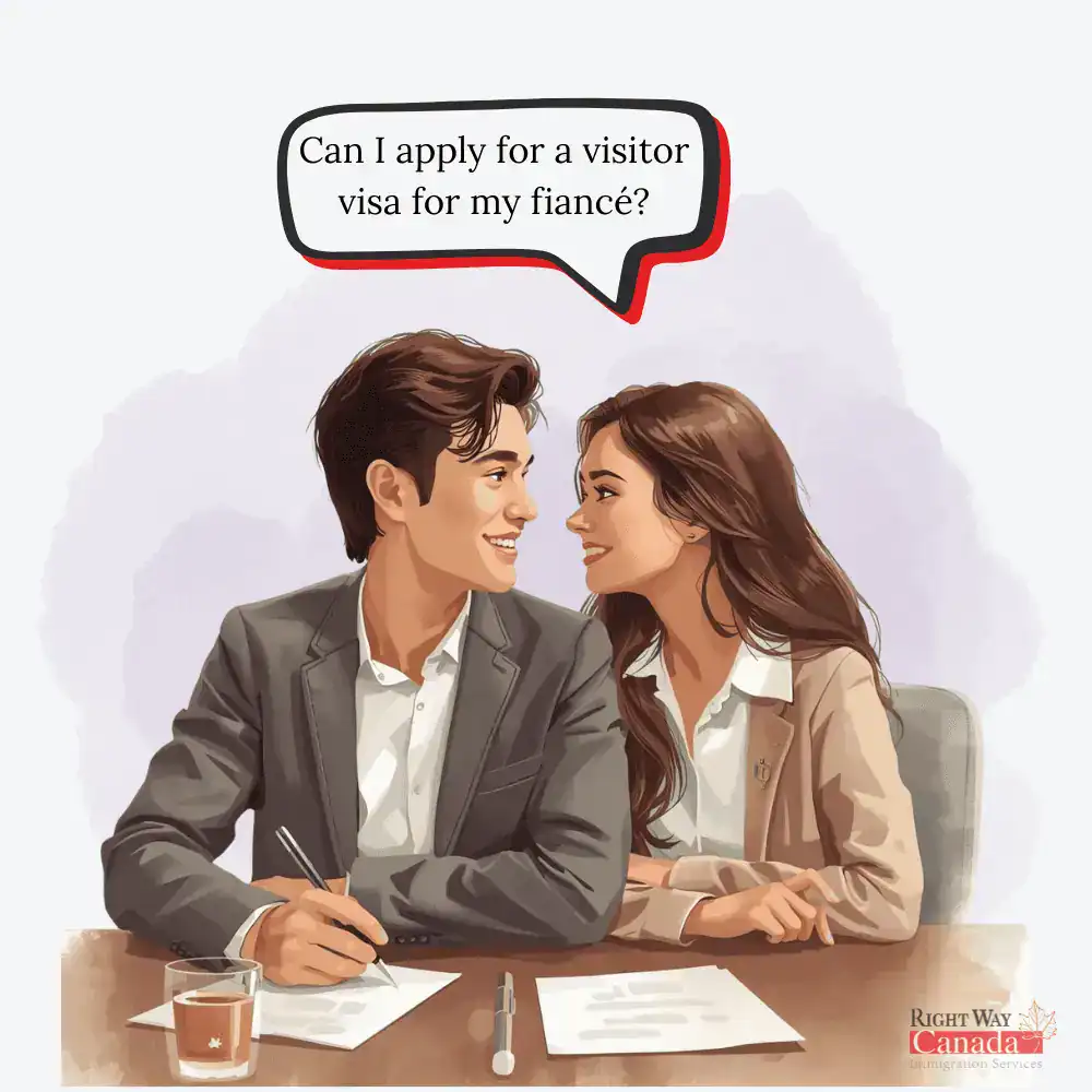 Can I apply for a visitor visa for my fiancé?