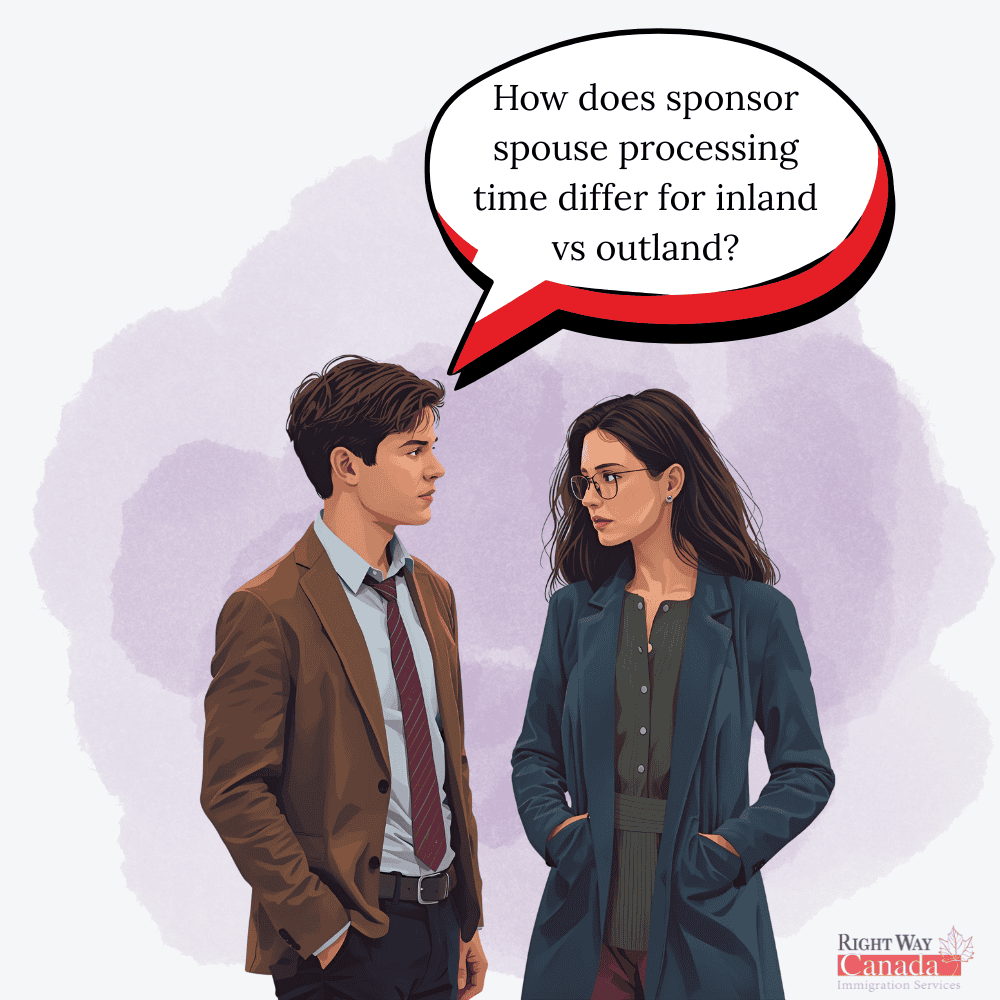 How Do Inland and Outland Spousal Sponsorship Times Differ?