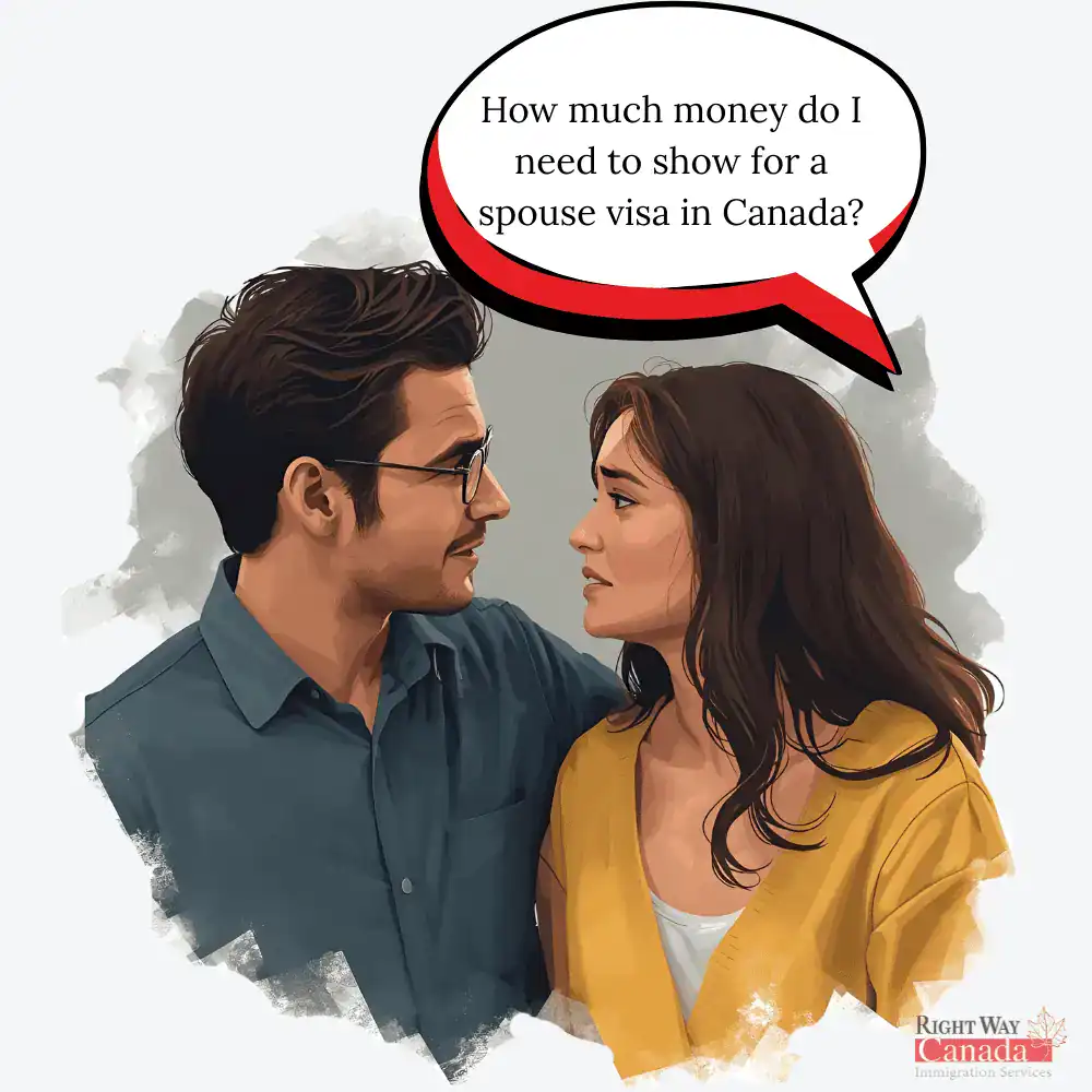 How much money do I need to show for a spouse visa in Canada?