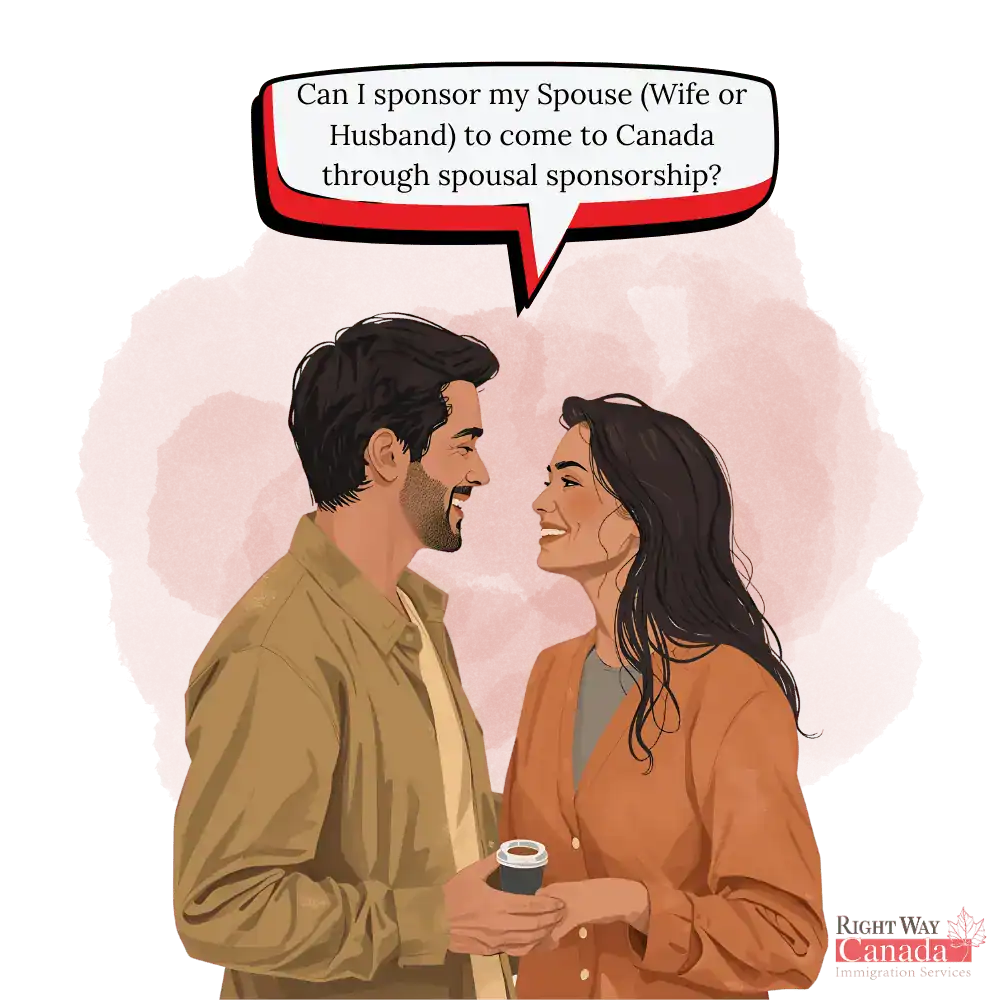 Can I sponsor my Spouse (Wife or Husband) to come to Canada through spousal sponsorship