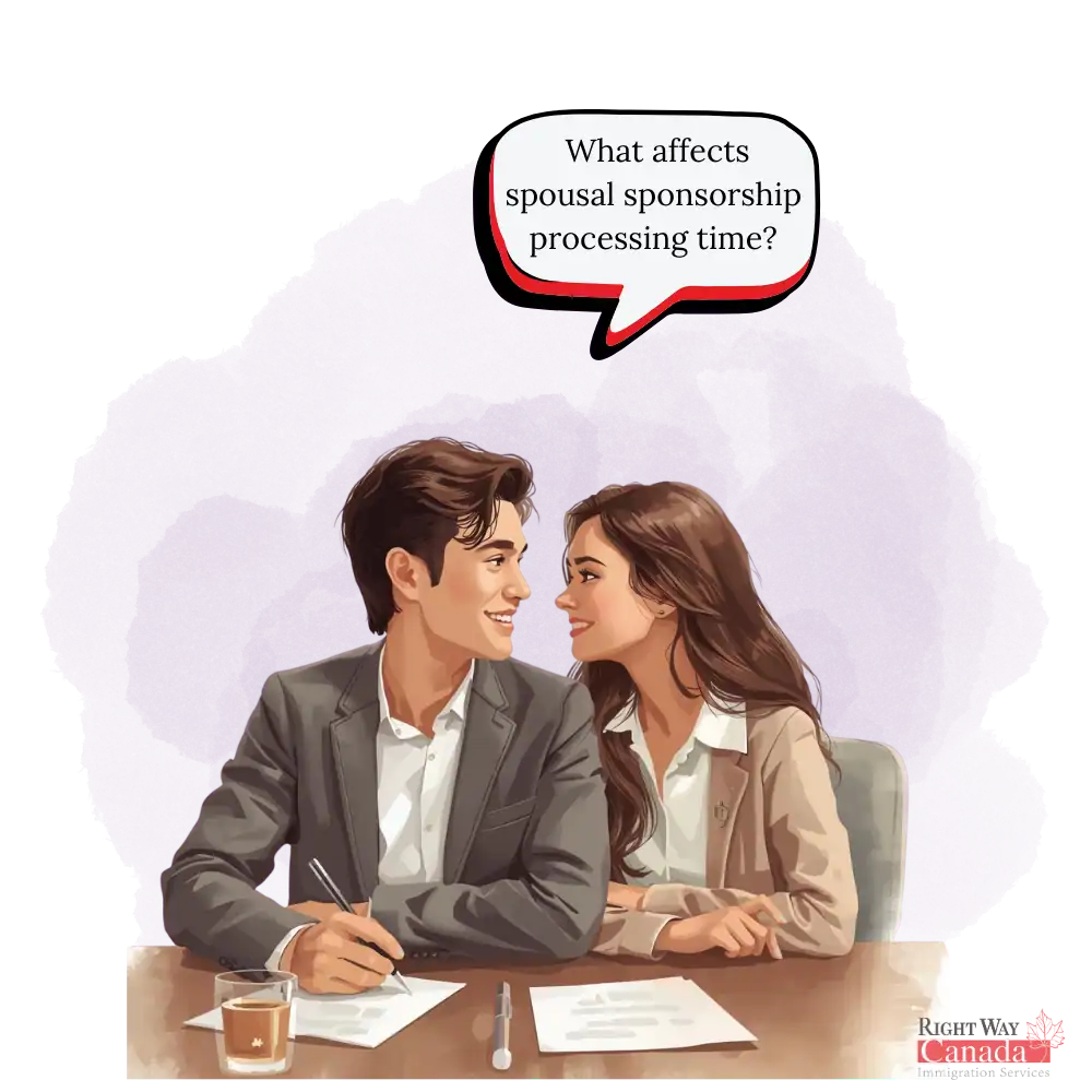 What affects spousal sponsorship processing time_?