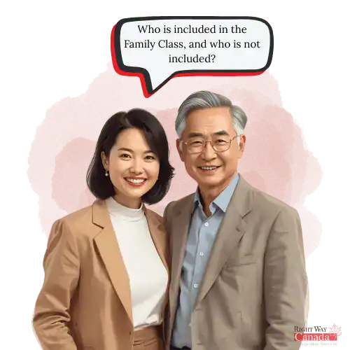 Who is included in the Family Class, and who is not included?