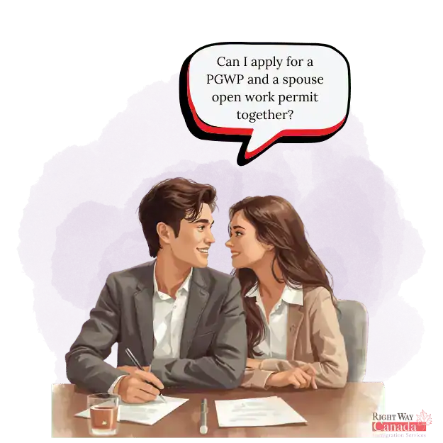 Can I apply for a PGWP and a spouse open work permit together?