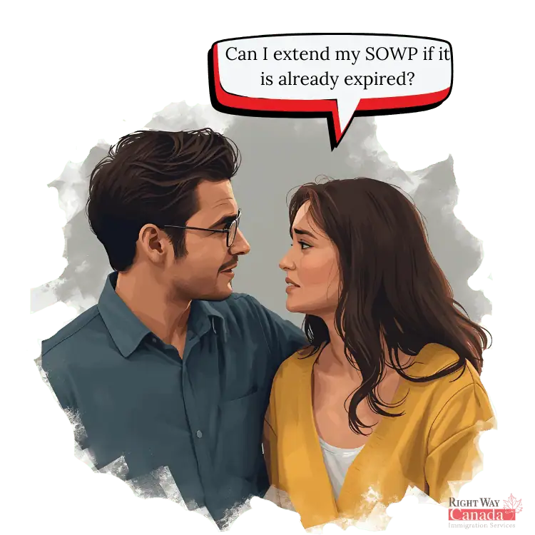 Can I extend my Spousal Open Work Permit (SOWP) if it is already expired?