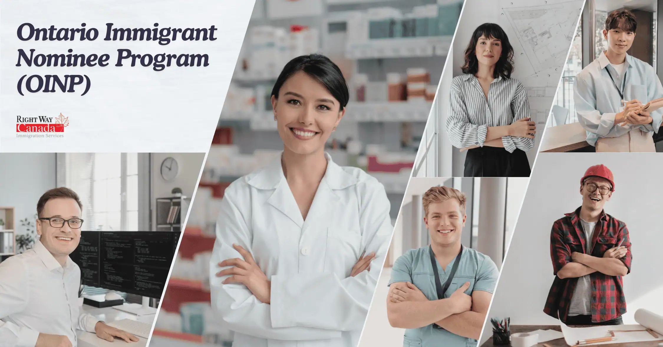 Ontario Immigrant Nominee Program (OINP) pathways for eligible workers and professionals seeking permanent residence in Ontario.